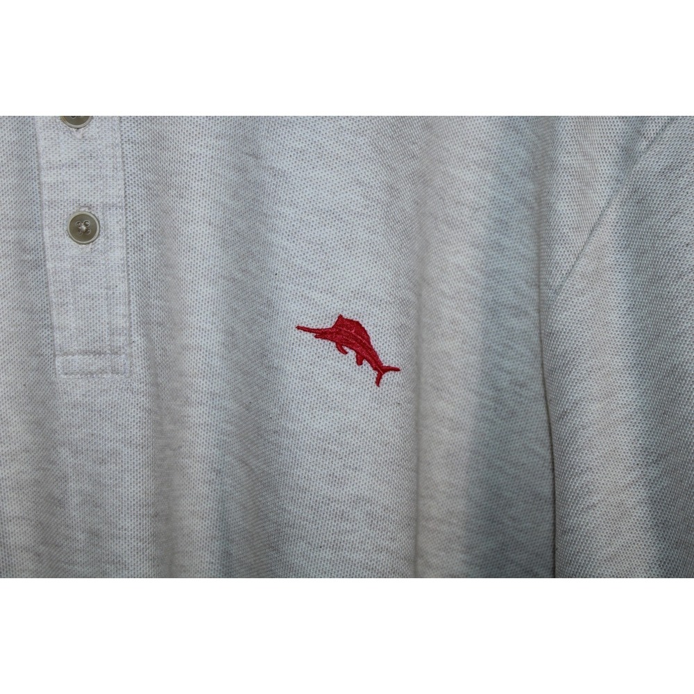 Tommy Bahama Men's 3XL Beige Short Sleeve Supima Cotton Polo Shirt - Picture 3 of 10